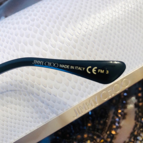 Jimmy Choo Adria 55mm Embellished Sunglasses. New. - Picture 5 of 16